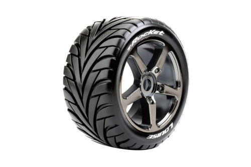 T-Rocket 1/8 Off-Road Truggy Tires, 0" Offset, 17mm on T-Rocket 1/8 Off-Road Truggy Tires, 0" Offset, 17mm on
