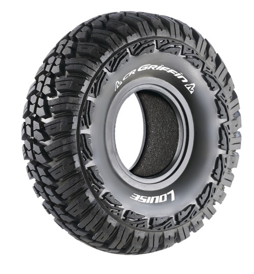 Louise R/C CR-Griffin 1/10 2.2" Crawler Tires, Super Soft, Front/Rear LOULT3235VI