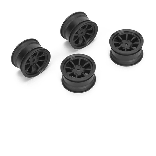 Louise R/C 8 Spoke Wheel +1mm (Black), for LMX LOUNBA262