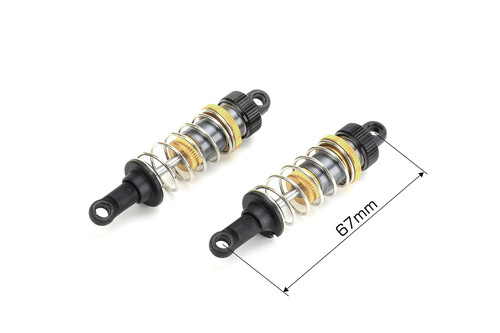T410 Rally Aluminum - Front Shocks, 2pcs T410 Rally Aluminum - Front Shocks, 2pcs