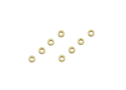 Louise R/C Aluminum Spacer 3x6x2 (8pcs), Fits LDX Drift, LRX Rally, LTX LOUNBA348