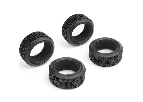 Louise R/C 1/10 Rally Tires 26mm (4pcs), for LRX Rally, Fits LDX Drift, LOUNHA491