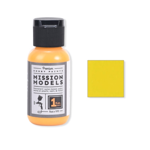 Mission Models Acrylic Model Paint 1oz Bottle Farm Tractor Yellow MIOMMP-126
