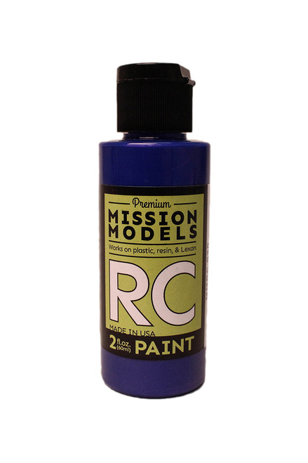 Mission Models RC Paint 2 oz bottle Irdescent Blue MIOMMRC-030