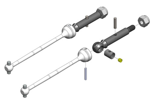 MIP Shiny CVD Kit, Losi Mini-T B 2.0 Series MIP Shiny CVD Kit, Losi Mini-T B 2.0 Series