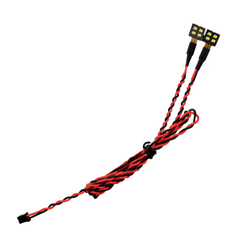 MyTrickRC Attack 9mm 4-LED Square Wafer Red MYKH9R