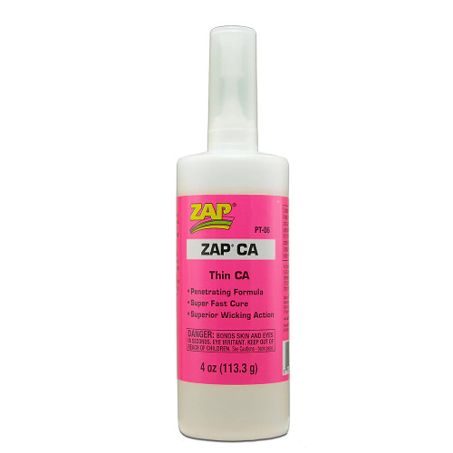 ZAP Glue Zap CA Glue 4oz Bottle PAAPT-06