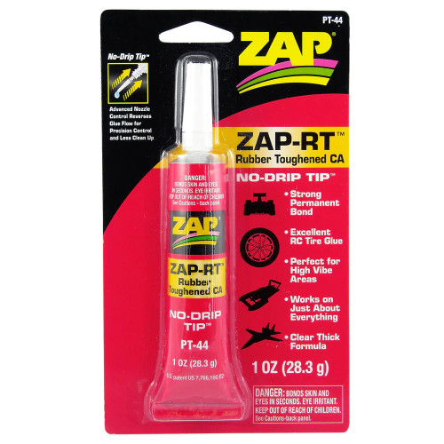 ZAP Glue Zap-RT Rubber Toughened CA 1oz Tube PAAPT-44