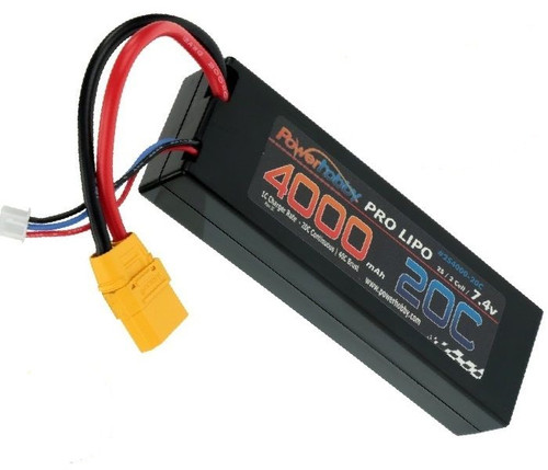 2S 7.4V 4000mAh 20C LiPo Battery Pack w/ XT90 Plug Hard 2S 7.4V 4000mAh 20C LiPo Battery Pack w/ XT90 Plug Hard