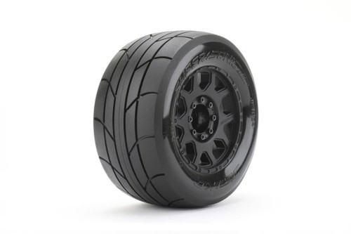 Power Hobby 1/8 MT 3.8 Super Sonic Belted Mounted Tires w/Removable Hex PHB1804CBMSGB