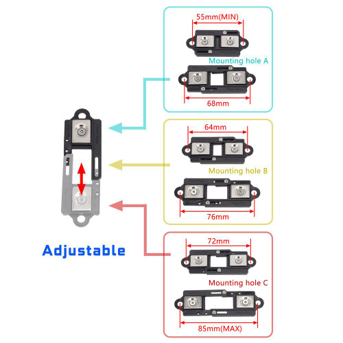 Adjustable Magnetic Body Post Mount for TRX-4 Rock Crawler Adjustable Magnetic Body Post Mount for TRX-4 Rock Crawler