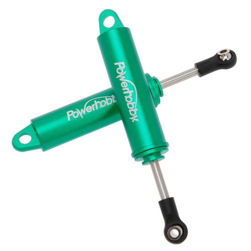 90mm Promatics Two Stage Internal Spring Shocks, Green