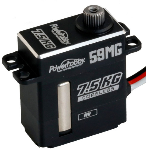 Power Hobby 59MG High Speed Micro Titanium Gear Servo: Axial SCX24 PHB59MG