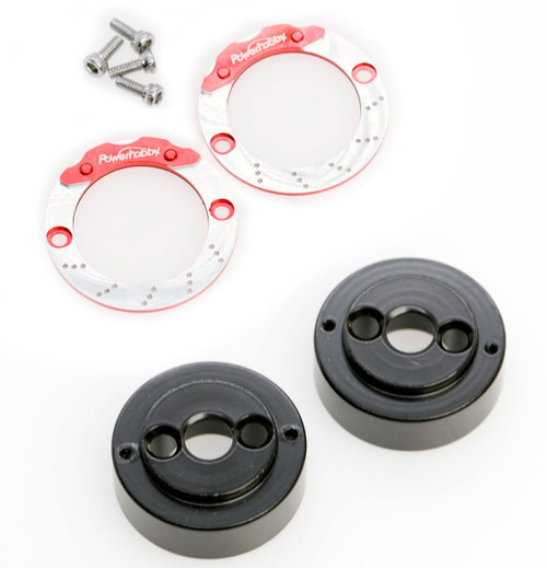 Power Hobby Brass Rear Counterweight with Brake Adapter, For TRX-4M PHB5642