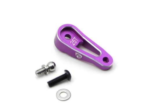 Power Hobby Aluminum 25T Servo Horn, Purple, for MST RMX 2.5 PHB6821PURPLE