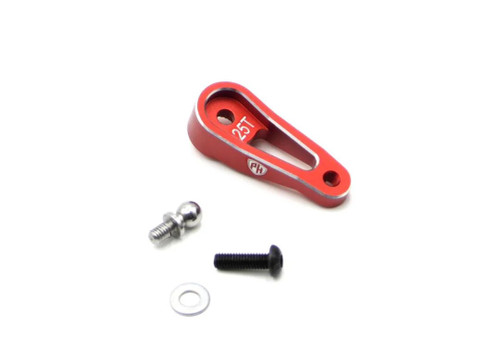 Power Hobby Aluminum 25T Servo Horn, Red, for MST RMX 2.5 PHB6821RED