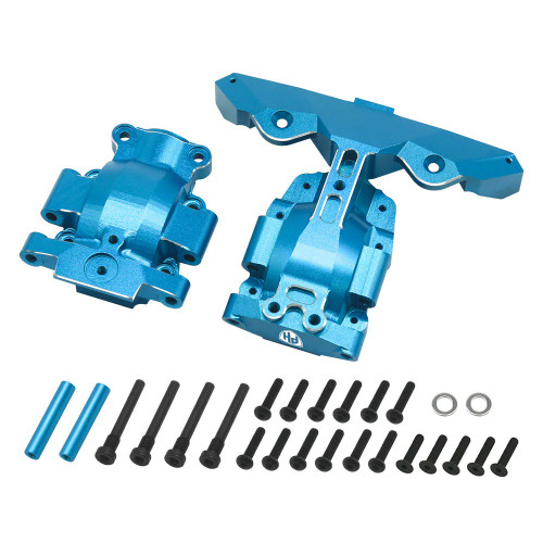 Power Hobby 7075 Aluminum Rear Gearbox Blue, for Traxxas Mini Maxx PHB7178BLUE