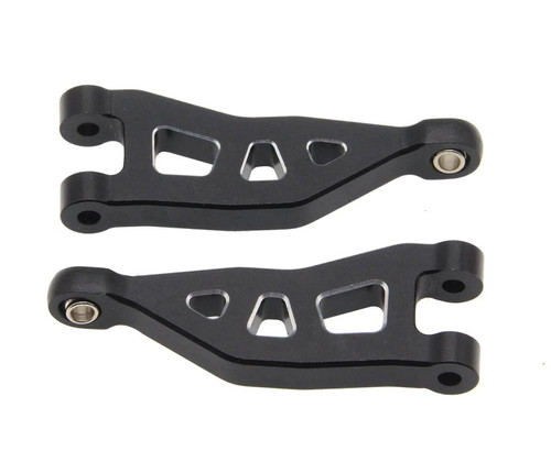 Aluminum Rear Upper Arms, Black, for Arrma Mojave Grom