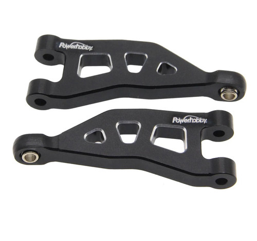 Power Hobby Aluminum Rear Upper Arms, Black, for Arrma Mojave Grom PHB6847BLACK