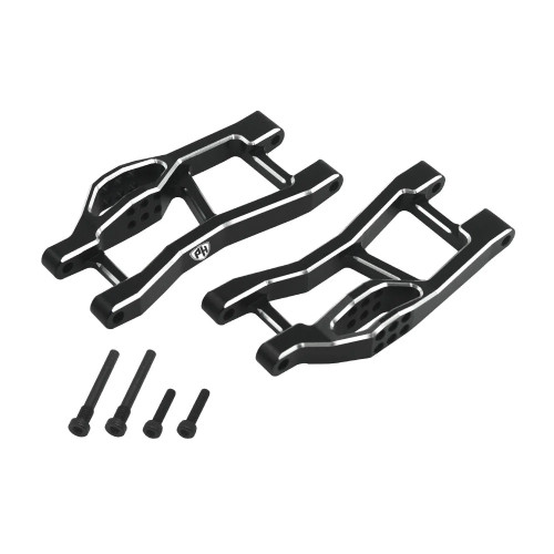 7075 Aluminum Rear Lower Arms Black, for Traxxas Mini Maxx 7075 Aluminum Rear Lower Arms Black, for Traxxas Mini Maxx