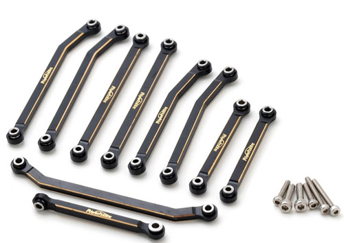 Power Hobby Brass High Clearance 4-Link w/Steering Link, for Redcat PHB6919