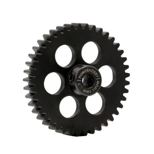 Hardened Steel 40T Mod1 5mm Pinion Gear with 2 Grub Screws Hardened Steel 40T Mod1 5mm Pinion Gear with 2 Grub Screws