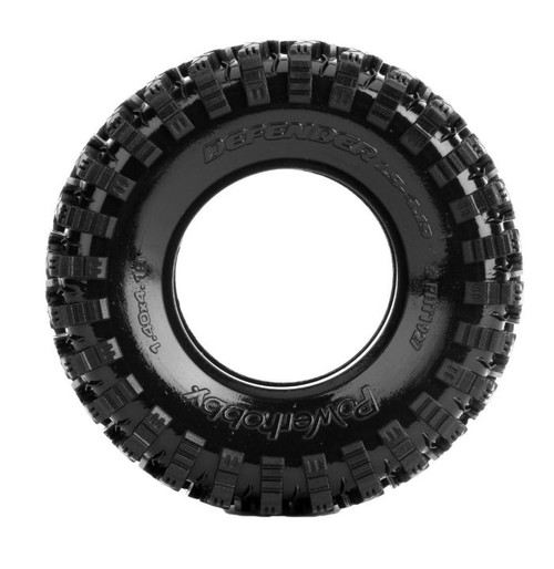 Defender 1.9 4.19 Crawler Tires, Dual Stage Soft/Medium Defender 1.9 4.19 Crawler Tires, Dual Stage Soft/Medium