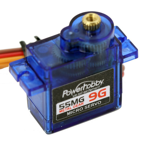 Power Hobby 55MG Economy Sub Micro Servo .11sec/27oz @ 6.0V PHBPH55MG