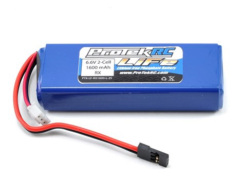 Protek R/C LiFe Mugen & AE Rx Battery Pack (6.6V/1600mAh) w/Balancer PTK5163