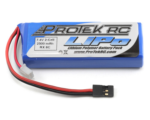Protek R/C 2S 7.4V 2300mAh LiPo Flat Receiver Battery Pack PTK5196