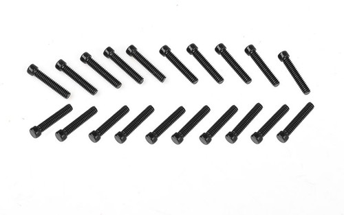 Scale Hex Head Bolts (M2x10mm) (Black) Scale Hex Head Bolts (M2x10mm) (Black)