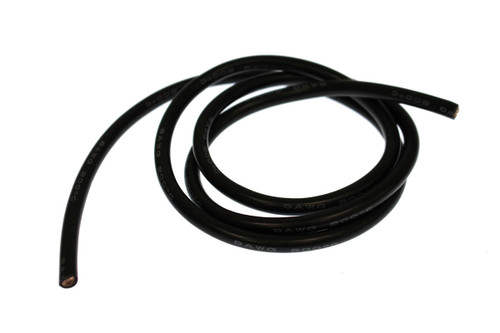 Racers Edge 8 Gauge Silicone Wire, 3' Black RCE1210