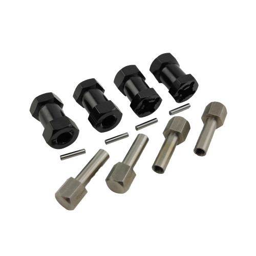 Racers Edge Wheel Hex Extension Adaptors 20mm Black RCE1951