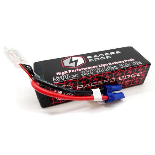 5300mAh 3S 11.1V 60C Hard Case Lipo Battery w/EC5 Connector 5300mAh 3S 11.1V 60C Hard Case Lipo Battery w/EC5 Connector