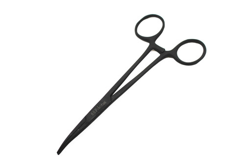 Racers Edge 5 1/2" Locking Pliers, Curved, Stainless Steel (Black RCEPRO7051