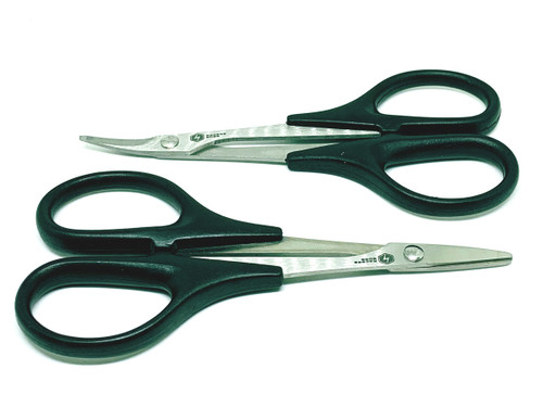 Racers Edge High Speed Steel Curved Scissor & Straight Scissor Set RCE7754