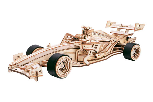 Robotime F1 Racing Car, Mechanical Wood Models ROELK505