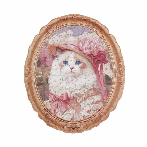 Rowood Springtime Kitty 200-Piece Wooden Jigsaw Puzzle Rowood Springtime Kitty 200-Piece Wooden Jigsaw Puzzle