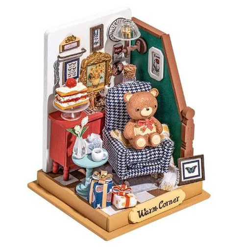 Robotime Rolife Holiday Living Room DIY Miniature House ROEDS028