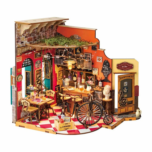 Robotime Cheers Bar & Dining, DIY Miniature House ROEDG173