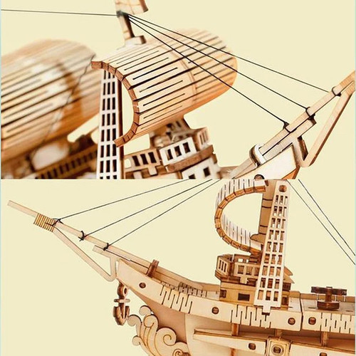 Classic 3D Wood Puzzles; Sailing Ship Classic 3D Wood Puzzles; Sailing Ship