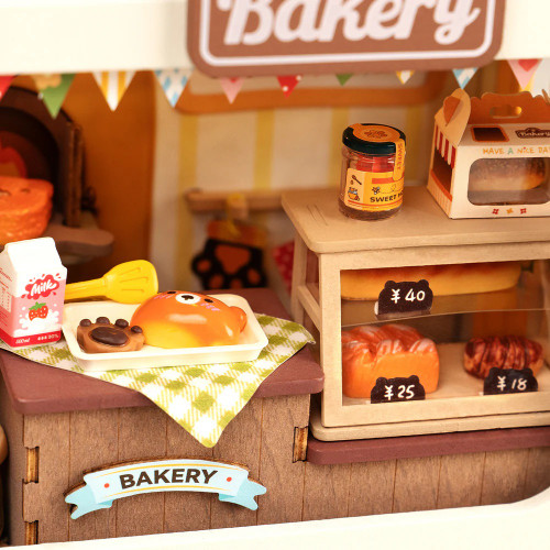 Teddy's Breadbox Shop DIY Miniature House Kit Teddy's Breadbox Shop DIY Miniature House Kit