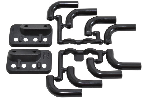 RPM R/C Products - Zoomies Mock Exhaust Headers Black RPM R/C Products - Zoomies Mock Exhaust Headers Black