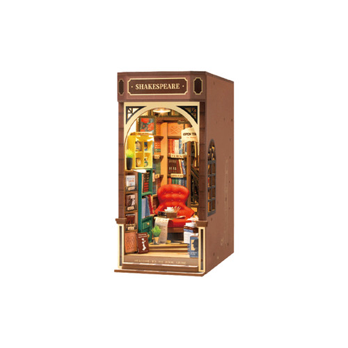 Robotime Rolife Bookstore DIY Book Nook Shelf Insert Kit ROETGB07