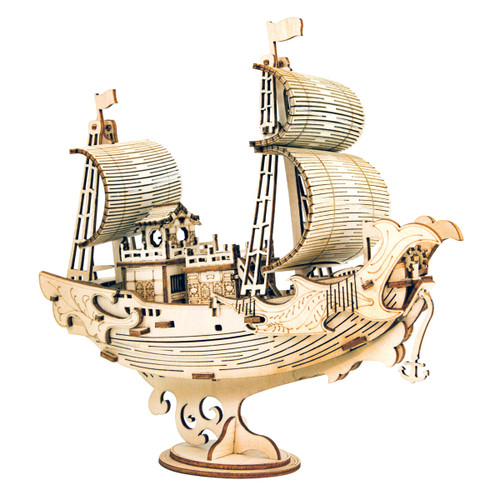Classic 3D Wood Puzzles; Diplomatic Ship Classic 3D Wood Puzzles; Diplomatic Ship