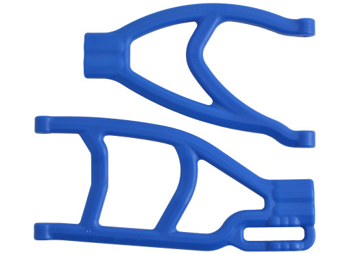 RPM R/C Products EXTENDED RIGHT REAR A-ARMS FOR THE TRAXXAS SUMMIT & REVO BLUE RPM70485