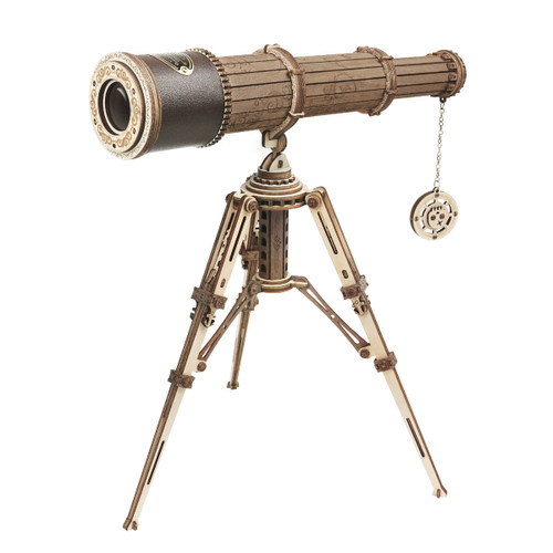 Mechanical Wood Models; Monocular Telescope Mechanical Wood Models; Monocular Telescope