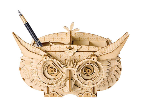 Classic 3D Wood Puzzles; Owl Storage Box Classic 3D Wood Puzzles; Owl Storage Box