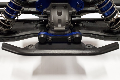 Front Bumper and Skid Plate, Black, for the Traxxas Sledge Front Bumper and Skid Plate, Black, for the Traxxas Sledge