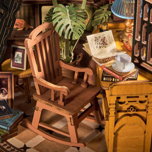 Silent Corner Study DIY Book Nook Shelf Insert